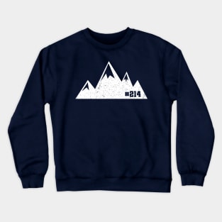 Walking the Wainwrights 214 - Lake District Cumbria Crewneck Sweatshirt